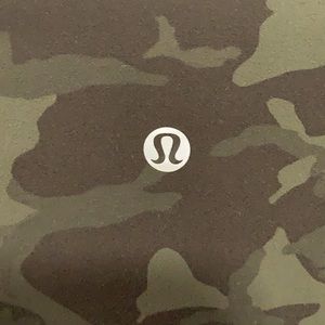 Lululemon Align 21” CAMO MULTI GATOR GREEN sz 12